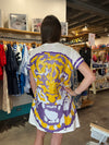 QOS Licensed LSU Oversized Mascot Tee Dress
