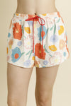 Aureum Floral Shorts With Tie