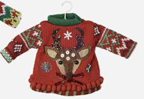 180 Degree Christmas Sweater Ornament