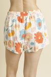 Aureum Floral Shorts With Tie