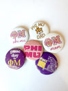 L. Ellis Designs Phi Mu Buttons