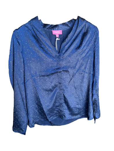 Sincerely Ours Navy Embellished Thea Top