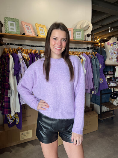 Pinch Lavender Long Sleeve Sweater Pullover
