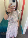 Aureum Pink Floral Print Shired Top
