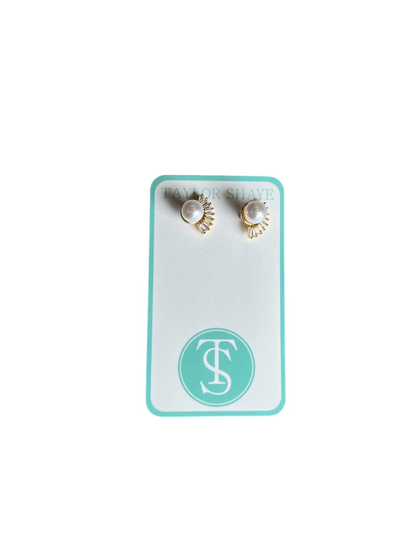 Taylor Shaye Palloma Pearl Earrings