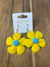 Wicker Flower Earrings