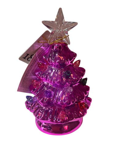 180 Degree Lighted Christmas Tree 4.75"