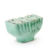 Two's Company Green Ceramic Vase