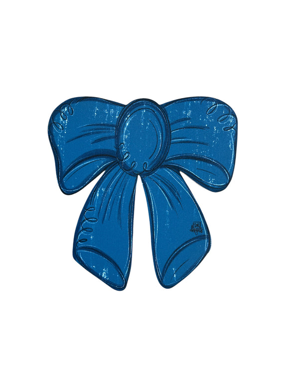 DK Design Navy Bow Mini Door Decor