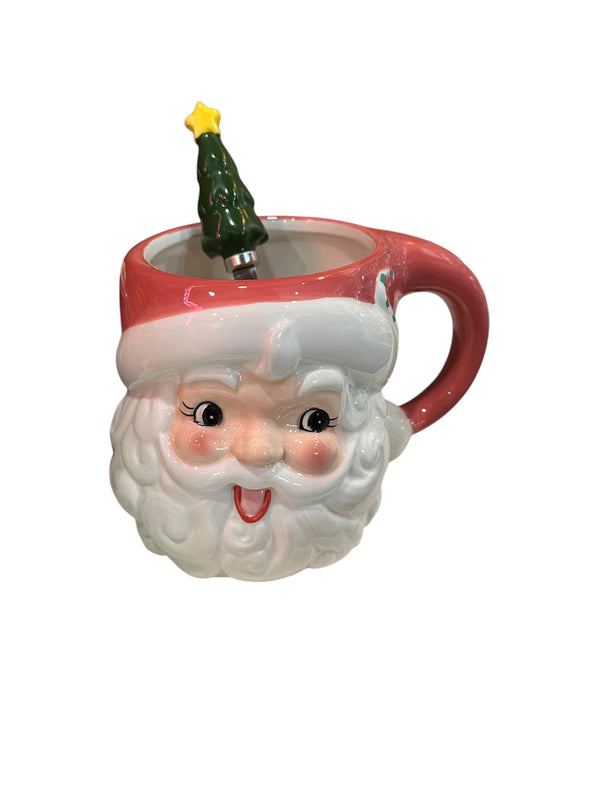 180 Degree Santa Mug with Spoon