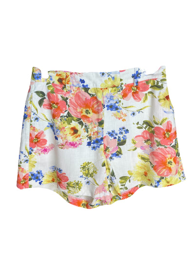 Fate by LFD Floral Linen Shorts