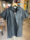Pinch Black Leather Shift Dress