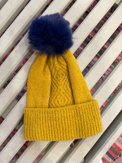 Powder Ingrid Bobble Hat - Chanteuses