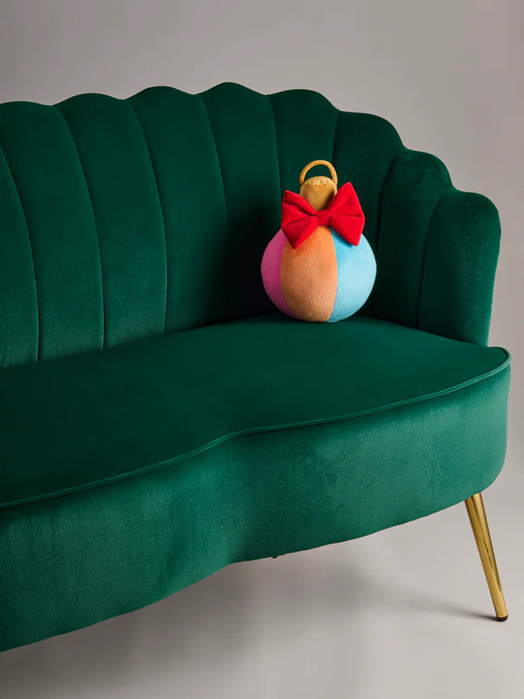 Shiraleah Multi-Colored Festive Pillow