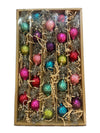 180 Degree Tinsel Ball Garland 72"