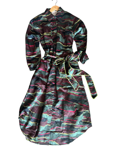 Alden Adair Neon Camo Jane Dress