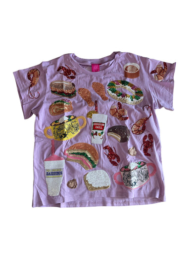 QOS Lavender MG Food Tee