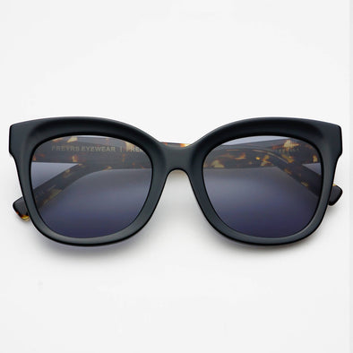 Freyers Black Naples Acetate Cat Eye Sunglasses
