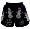 QOS Black Pearl Snowman Shorts