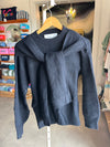 Sofie the Label Beau Navy Sweater With Shoulder Ties