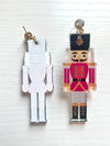 Acrylic Print Christmas Nutcracker Earrings