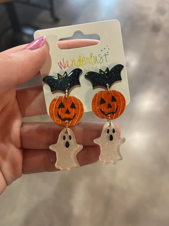 Halloween Stacked Earrings