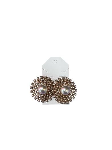 Ally Pearl & Rhinestone Earrings