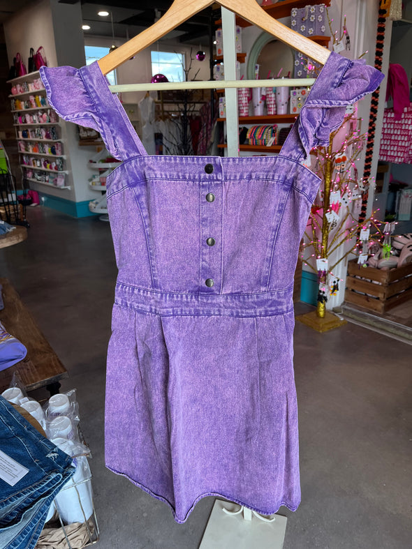 TCEC Purple Denim Dress