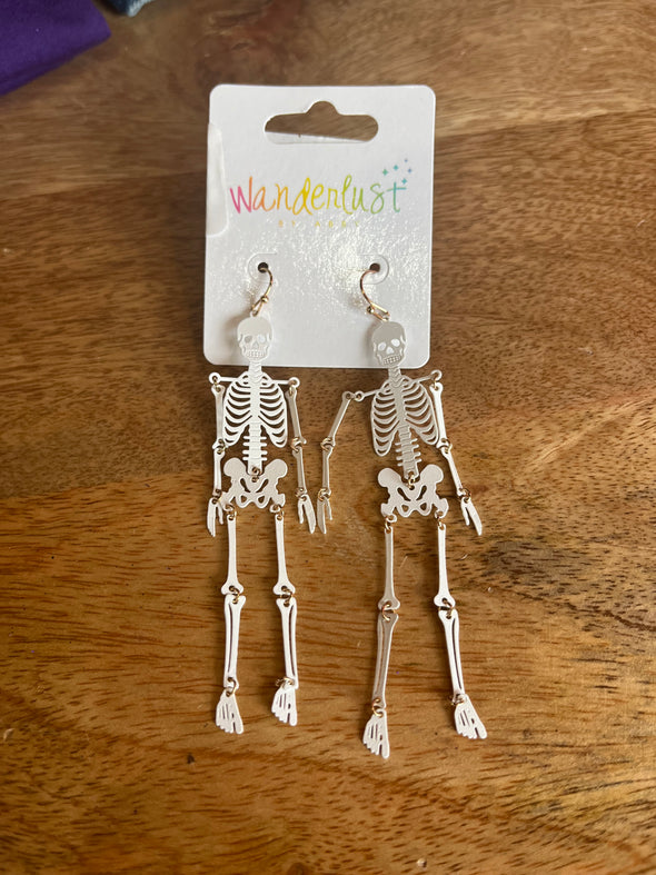 Skeleton Dangle Earrings