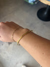 HJane Halo Gold Bangle Bracelet