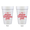 Christmas Foam Cup 10 Pack {Merry Christmas Y'all}