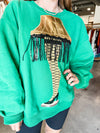 QOS Green Leg Lamp Sweatshirt