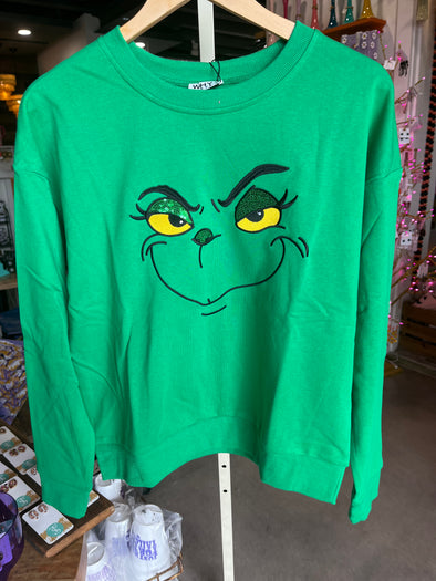 Why Dress Green Grinch Sweatshirt