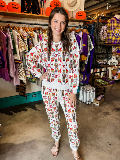 QOS Nutcracker & Candy Cane Pants