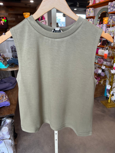 P. Cill Olive Tank Top