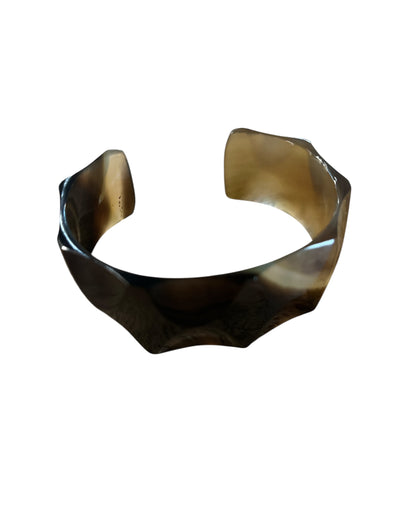 Accessory Jane Dark Horn Chunky Bangle