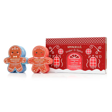 Spongelle Sugar & Spice Gingerbread Buffer Gift Set