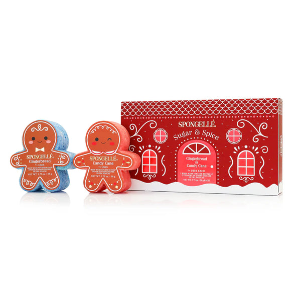 Spongelle Sugar & Spice Gingerbread Buffer Gift Set
