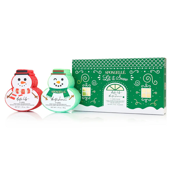 Spongelle Let it Snow Snowman Buffer Gift Set