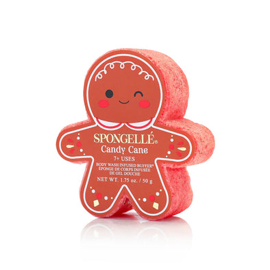 Spongelle Gingerbread Body Wash Buffer - Candy Cane