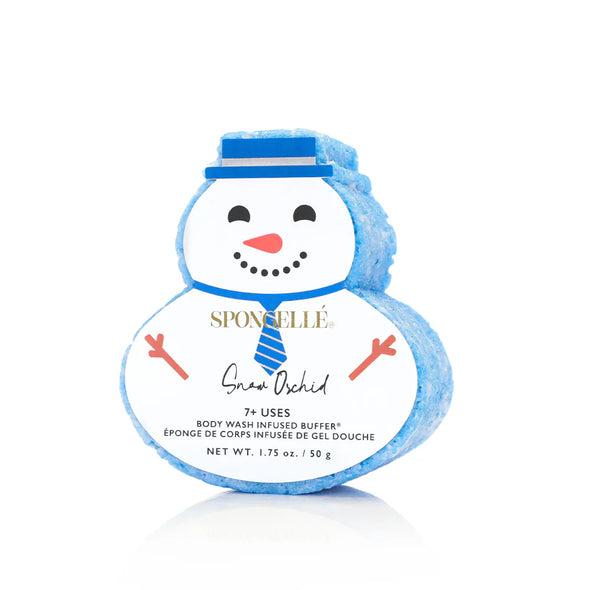 Spongelle Snowman Body Wash - Snow Orchid