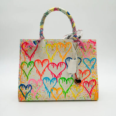 Anca Barbu Multi Dripping Heart Nicole Purse