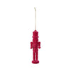 180 Flocked Toy Soldier Ornament