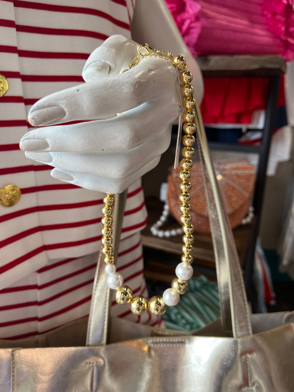 Gemelli Pearl Ball Necklace