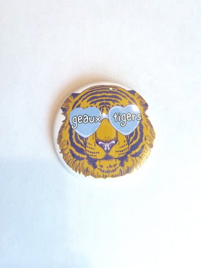 L. Ellis Designs Sunglass Tiger Button