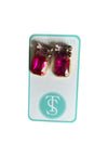 Taylor Shaye Crystal Gem Stud Earrings