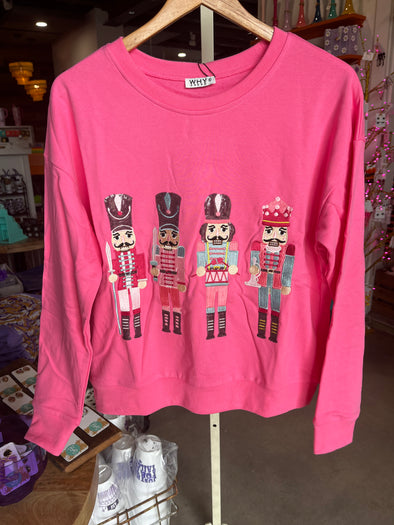 Why Dress Pink Nutcracker Sweatshirt