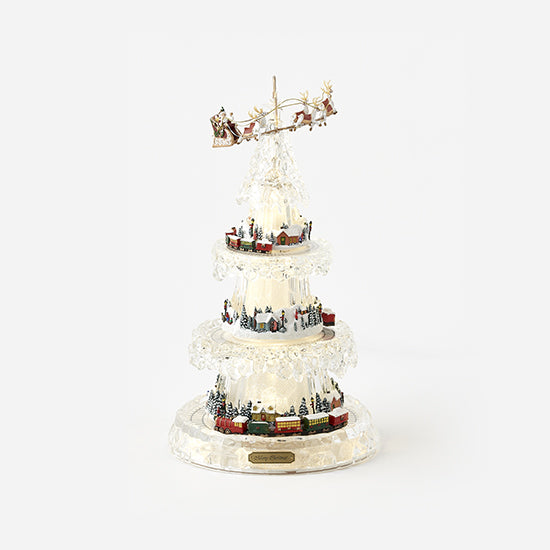 180 Degree Animated 3-Tier Revolving Scene