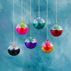 Glitterville Ball in a ball ornament