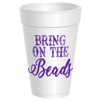 Bring On The Beads Styrofoam Cups